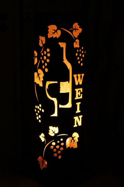 8-Eck Säule Wein