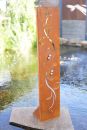 Gartenschild Barocco Edelrost, 100 cm – Deko-Schild